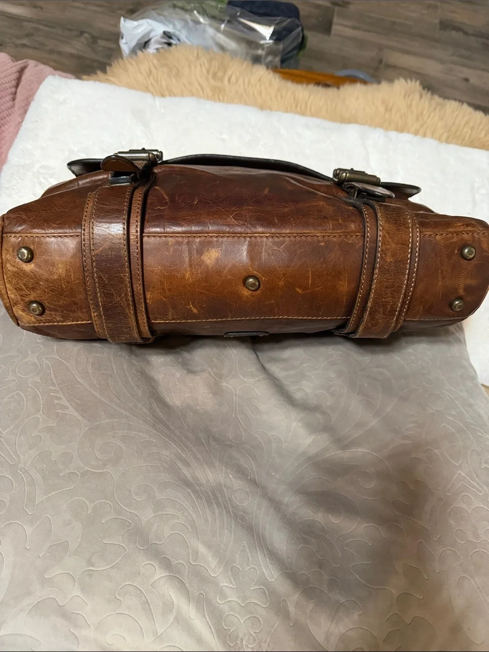 Frye logan buckle